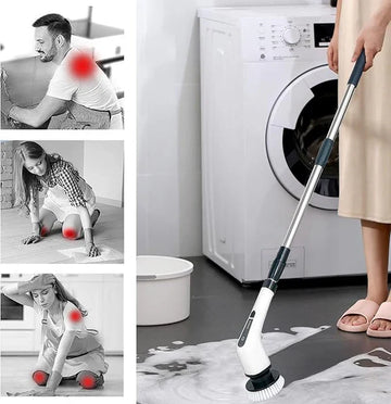𝙯𝙞𝙥𝙥𝙮 𝙢𝙖𝙧𝙩™9 in 1 Electric Cleaning Brush – فرشاة تنظيف كهربائية 9 في 1