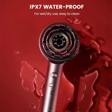 𝙯𝙞𝙥𝙥𝙮 𝙢𝙖𝙧𝙩™ Scalp Massager Brush (Red) – فرشاة تدليك فروة الرأس (حمراء)